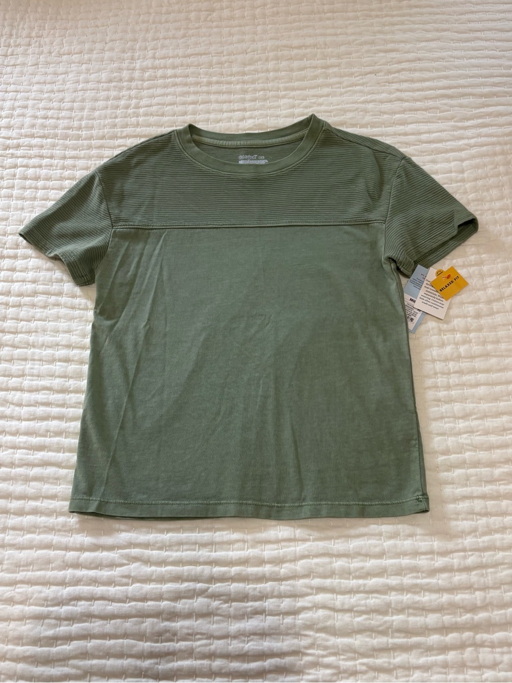 Cat & Jack Olive Green Short Sleeve Tee